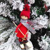 Pendentif Ski Non Tissé