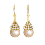 Boucles D'oreilles En Perles D'opale Á La Mode