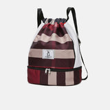 Sac à dos décontracté léger et imperméable pour une séparation humide et sèche