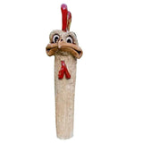 Poulet/autruche cachés drôles de long cou pour le décor de jardin