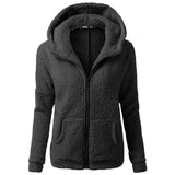 Manteau à Capuche en Peluche