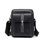 Sac à bandoulière pour hommes en cuir PU souple