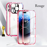 Coque de téléphone en verre double face