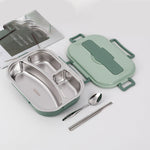 Boite à repas portable de grande capacité en acier inoxydable
