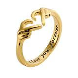 Bague coeur "Je t'aime pour toujours"