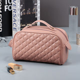 Sac à Cosmétiques en Plaid Matelassé