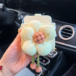 Boîte de rangement de sortie d'air de fleur de voiture