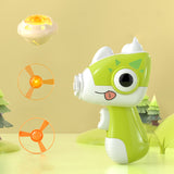 Gyroscope de dinosaure à soucoupe volante lumineuse