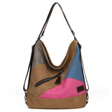 Sac à Dos Décontracté en Toile à Double Épaule pour L'extérieur