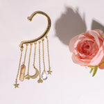 Boucles d'oreilles élégantes à longues franges