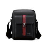 Sac à bandoulière pour hommes en cuir PU souple