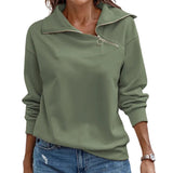 Haut Décontracté avec Fermeture Éclair