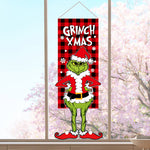 Décoration de Noël Drapeau de Jardin de Poupée Sans Visage Grinch Suspendu