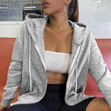 Sweat-shirt Décontracté à Capuche Élégant