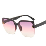 Lunettes de soleil mode rectangulaires