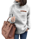 Pull Thermique à Col Roulé Zippé