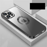 Coque de téléphone transparente à protection complète