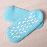 Chaussettes hydratantes avec doublure en gel pour le soin des pieds