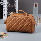 Sac à Cosmétiques en Plaid Matelassé