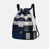 Sac à dos décontracté léger et imperméable pour une séparation humide et sèche