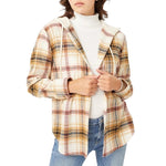 Veste Chemise Décontractée Boutonnée à Capuche