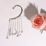 Boucles d'oreilles élégantes à longues franges