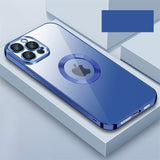 Coque de téléphone transparente à protection complète