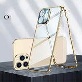 Coque de téléphone en verre double face