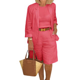 Ensemble deux pièces cardigan et short