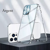 Coque de téléphone en verre double face