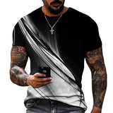 T-shirt à impression numérique pour hommes