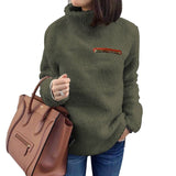 Pull Thermique à Col Roulé Zippé