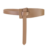 Ceinture De Mode Pour Dames En Cuir Avec Joint De Taille Large