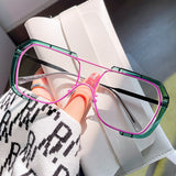 Lunettes de soleil à grande monture