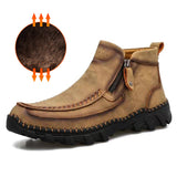 Bottes à outils zippées douces et respirantes pour hommes