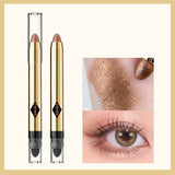 Ombre à paupières imperméable scintillante double face