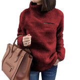 Pull Thermique à Col Roulé Zippé