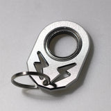 Porte-clés motif éclair rotatif