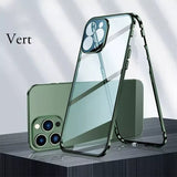 Coque de téléphone en verre double face