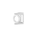 Supports de montage de tige réglables sans clous (1 paire)
