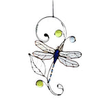 Décor de fenêtre en verre papillon monarque teinté