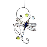 Décor de fenêtre en verre papillon monarque teinté