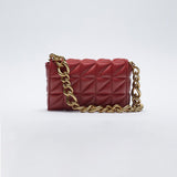 Sac à bandoulière à une épaule avec chaîne à la mode