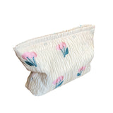 Trousse de maquillage florale mignonne