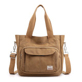 Sac Á Main Simple Pour Femme De Grande Capacité De Couleur Unie