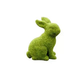 Simulation de Décorations de Lapins Floqués