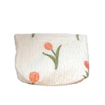 Trousse de maquillage florale mignonne
