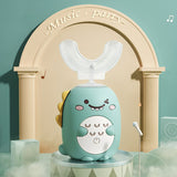 Brosse à dents pour enfants en forme de U de dinosaure