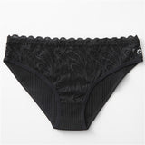 Sous-vêtements en coton de couleur unie pour femmes