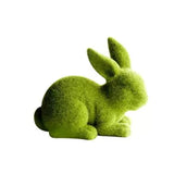 Simulation de Décorations de Lapins Floqués